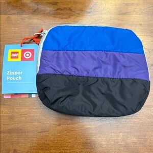 Lego x Target Zipper Pouch Color Block Stripes Outer